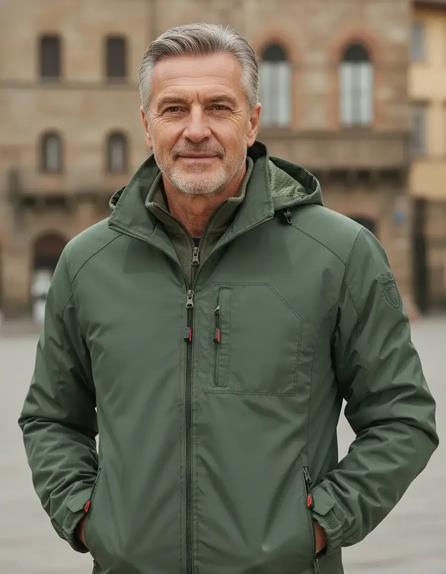 Casaco elegante e leve