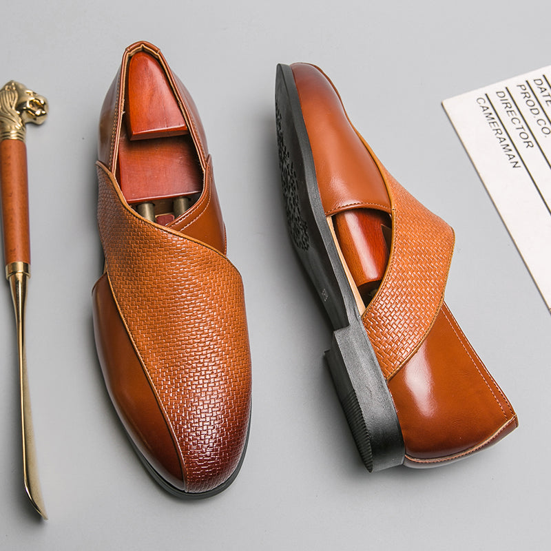 Mocassins de couro vintage