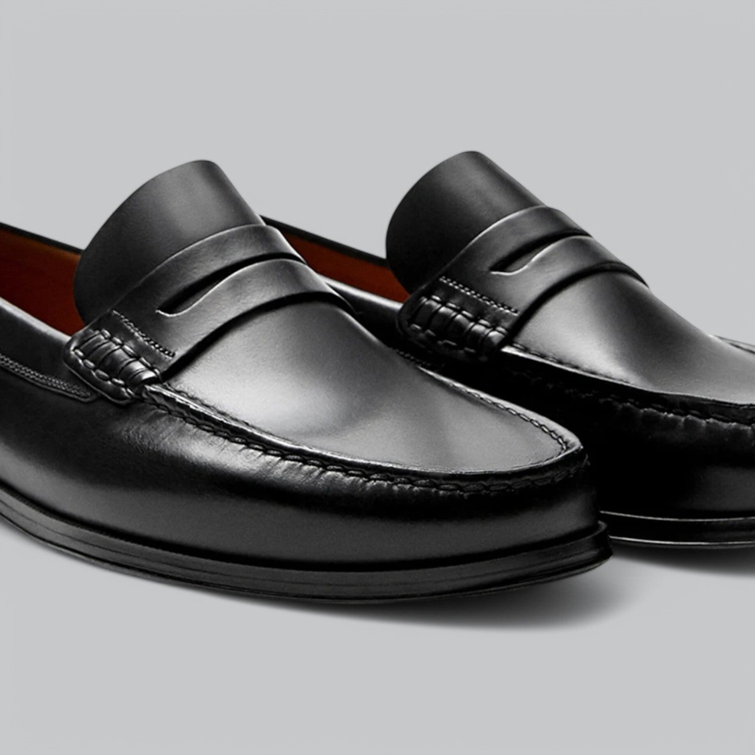 Mocassins de couro chiques