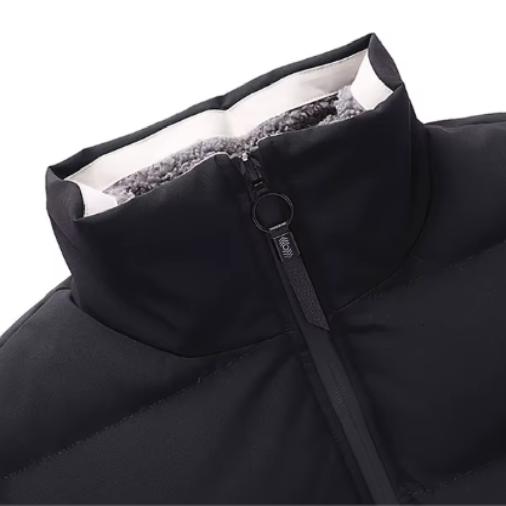 Χειμερινό παλτό με ψηλό γιακά