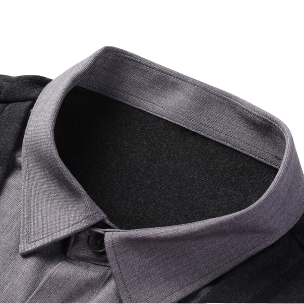 Camisa e casaco de malha 2 em 1