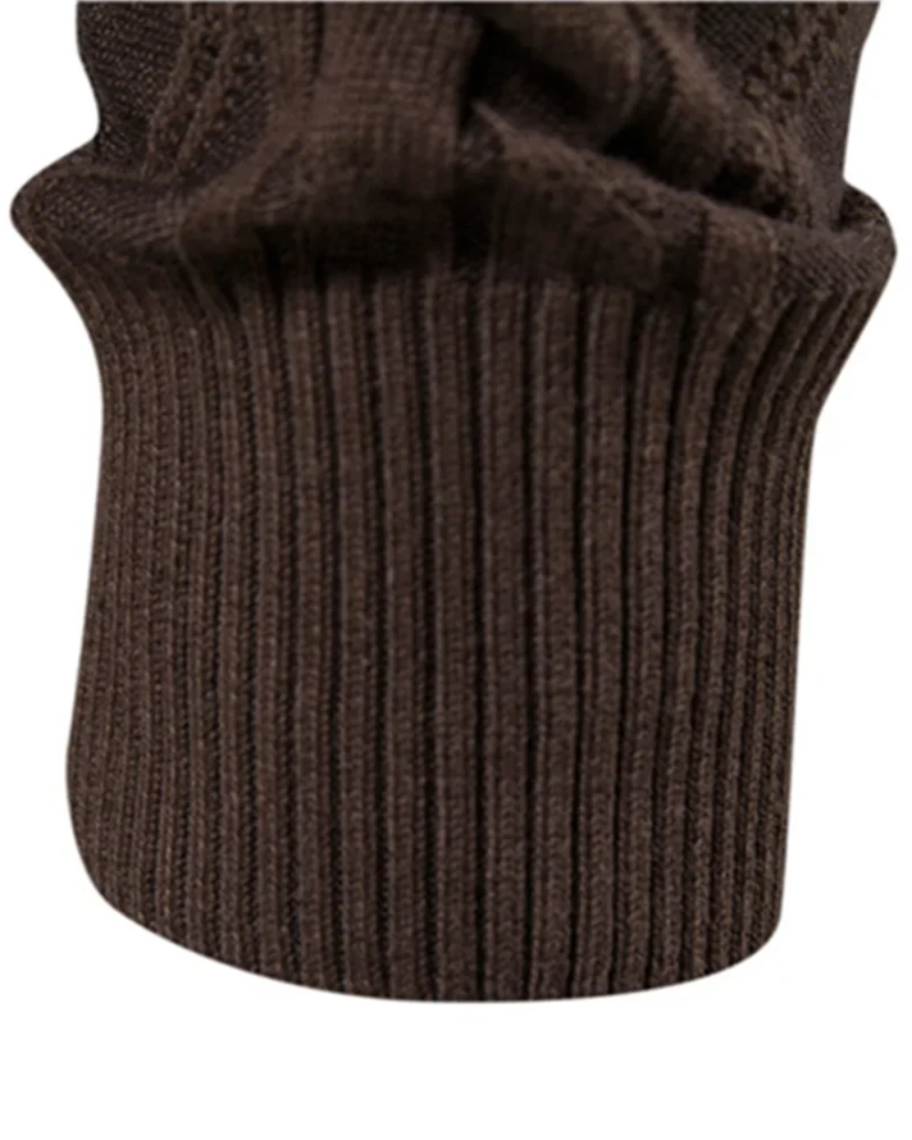 Casaco de lã de luxo para homem com botões