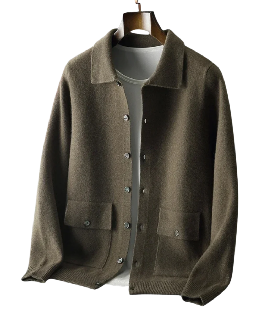 Casaco de lã merino Janus