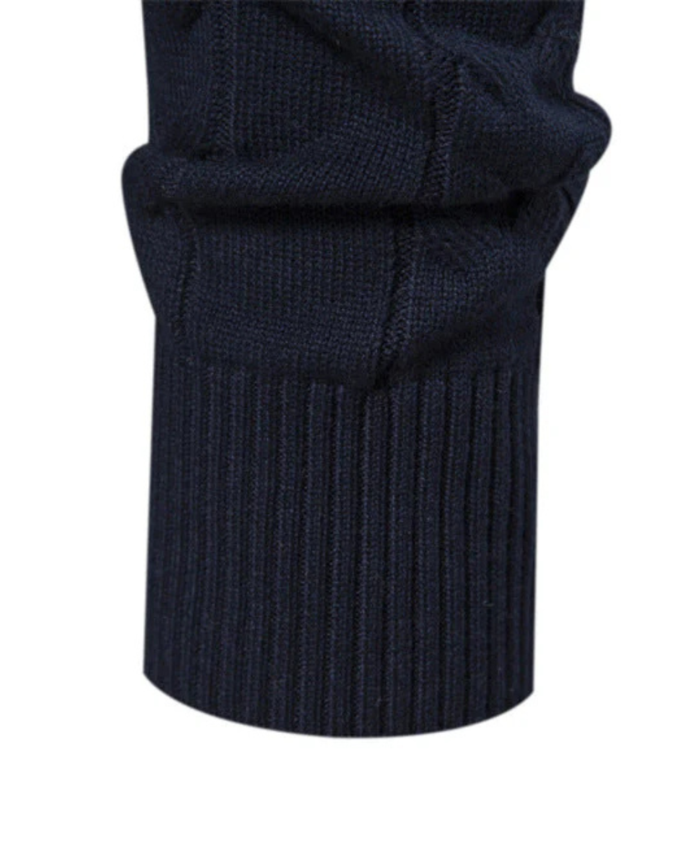 Frederico Camisola de algodão com fecho de correr e padrão