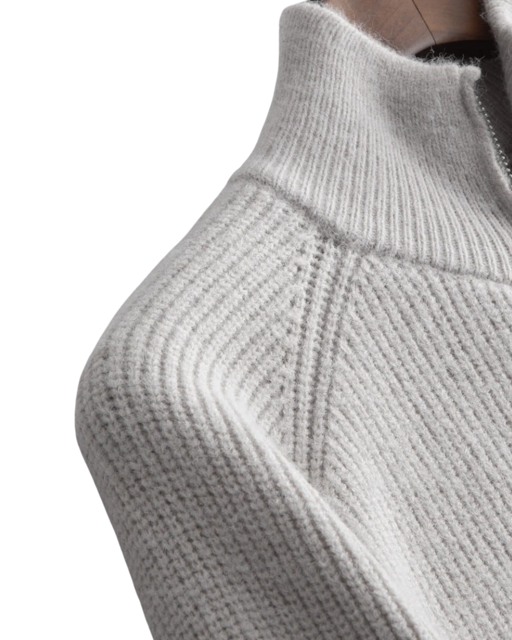 Casaco de lã Merino com fecho de correr Four Seasons