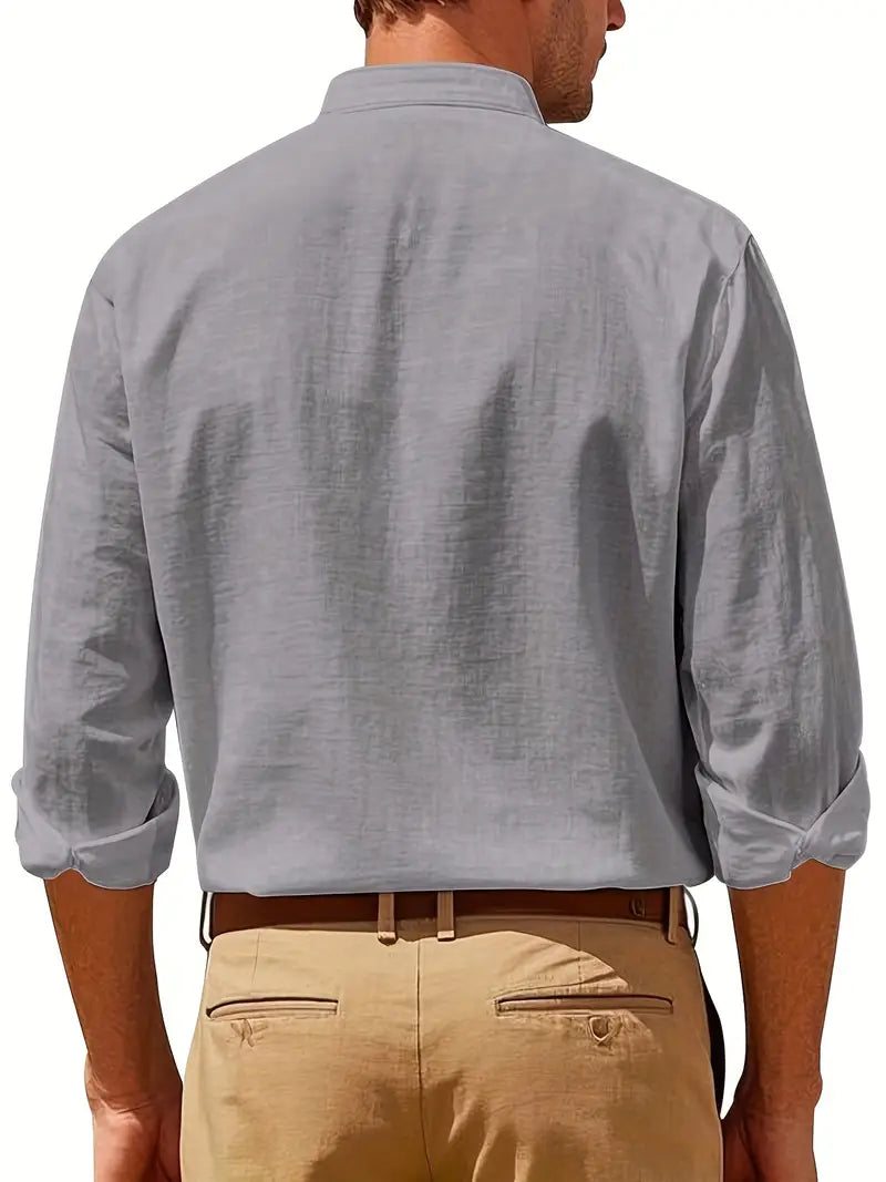 Camisa de linho elegante