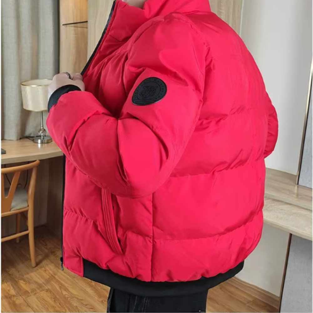 Casaco elegante à prova de vento para homem