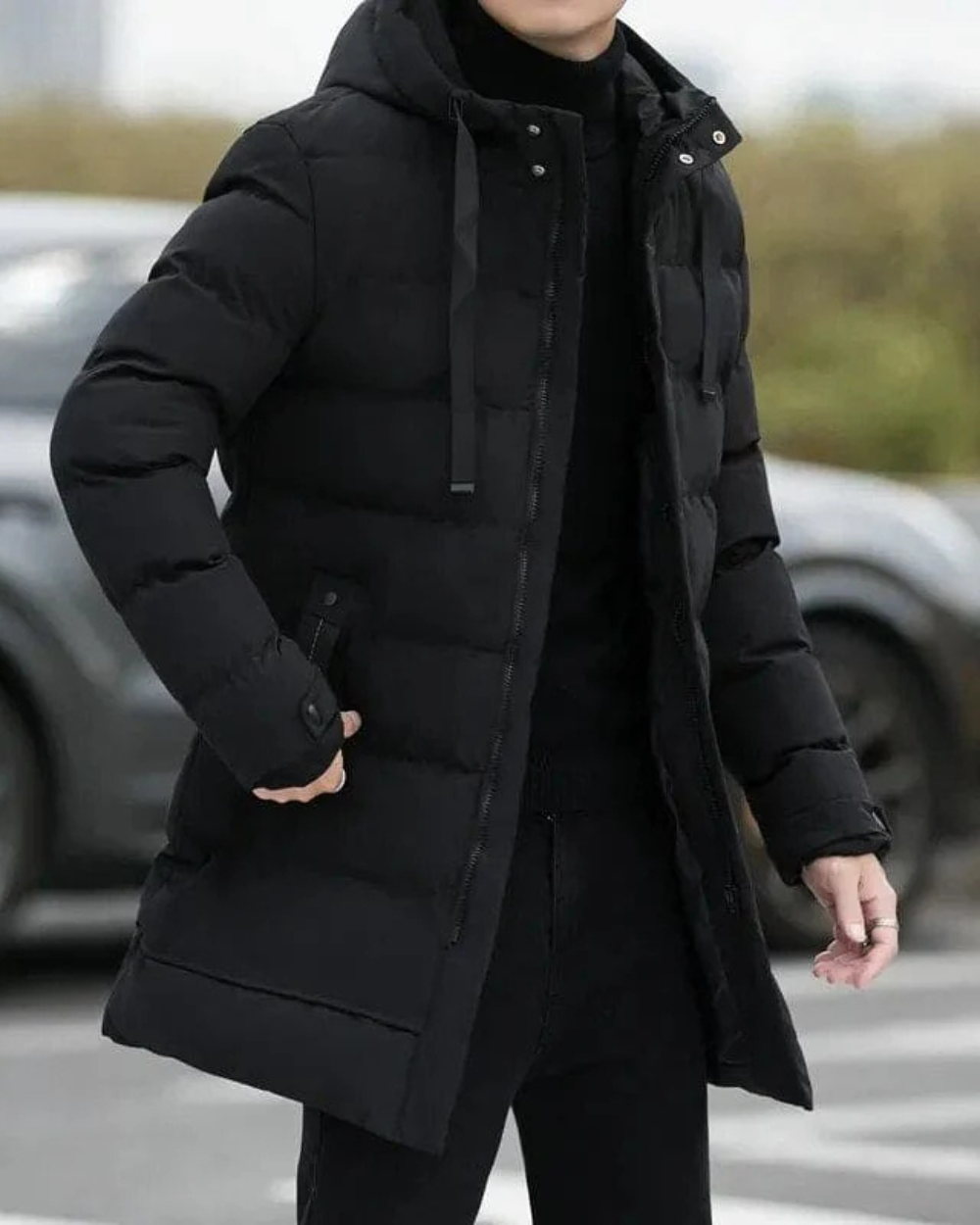 Casaco comprido de inverno Gianluca