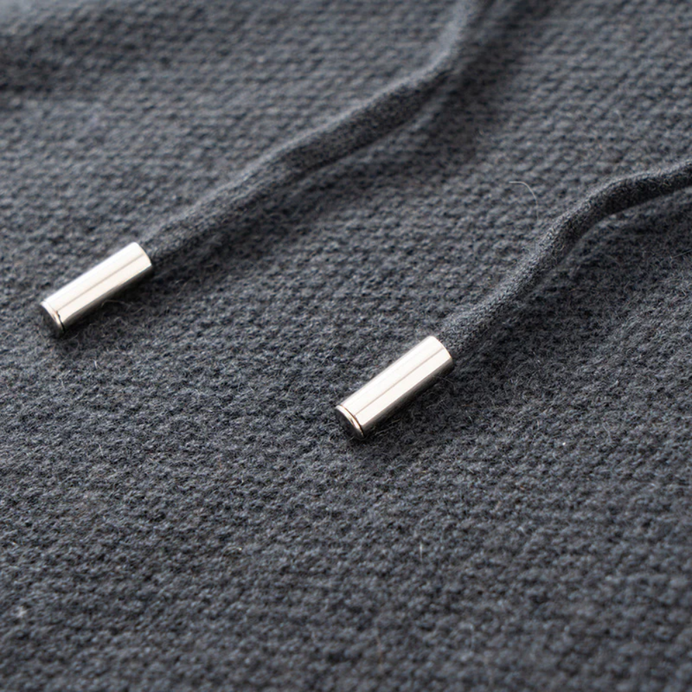 Casaco com capuz de caxemira Procida