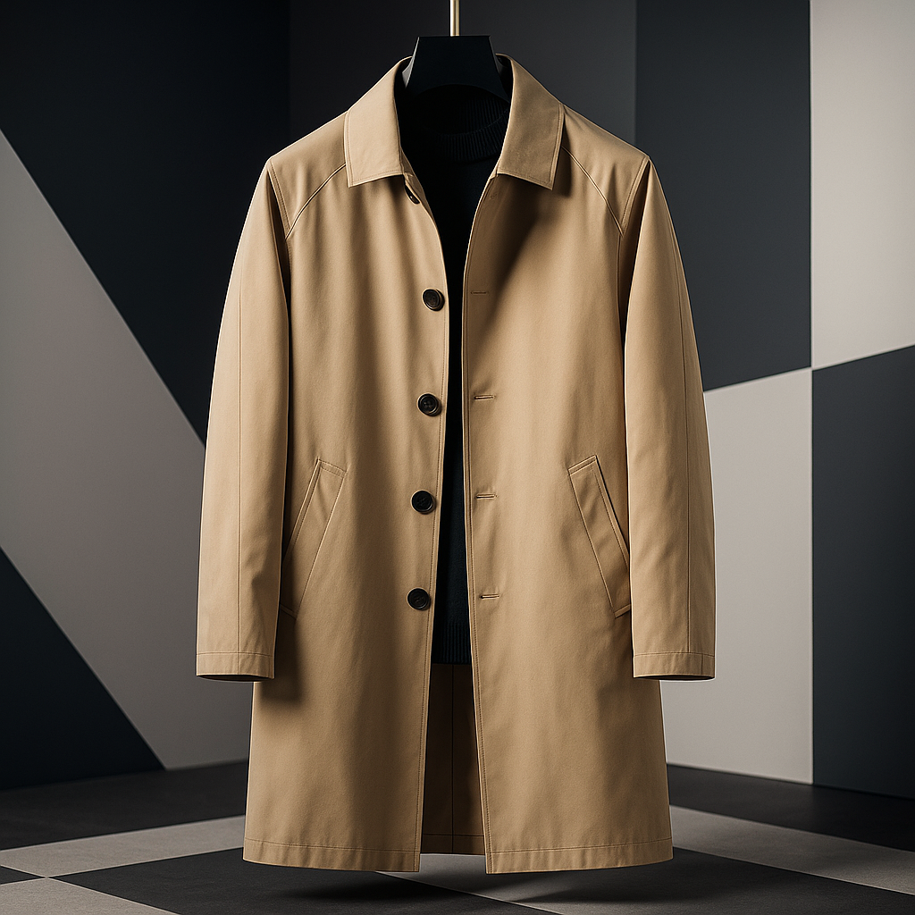 Trench Coat para homem elegante