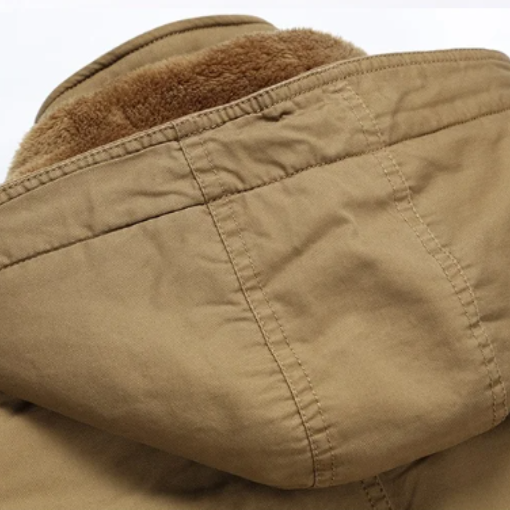 Casaco de inverno acolchoado de algodão elegante