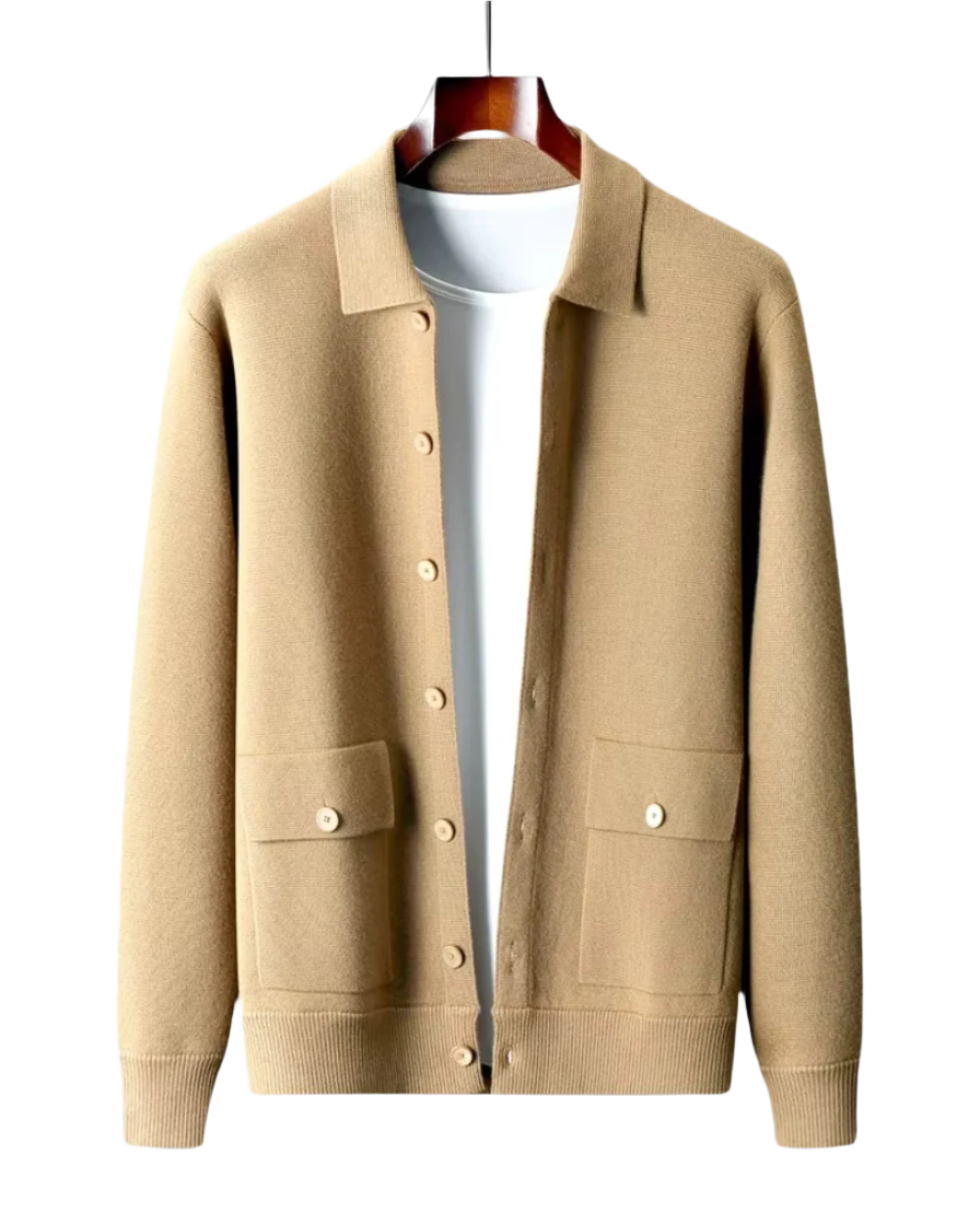 Casaco de lã merino Janus