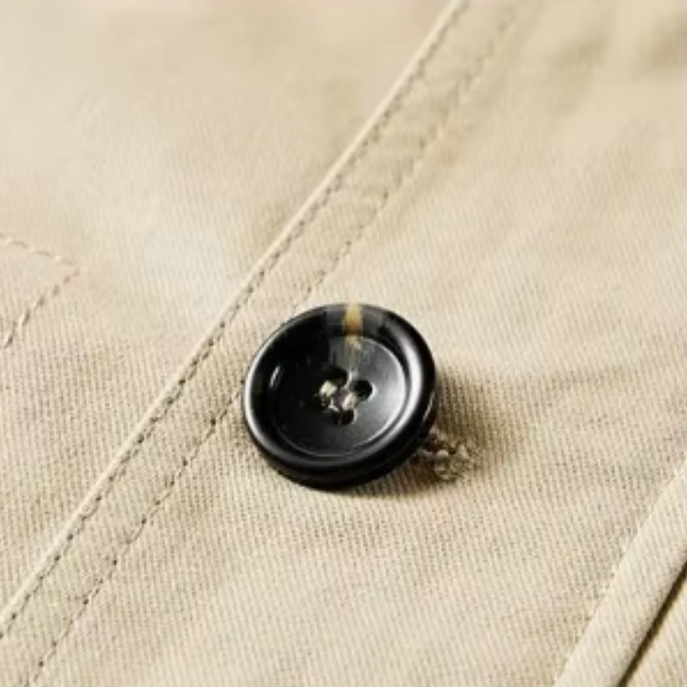 Casaco elegante com vários bolsos