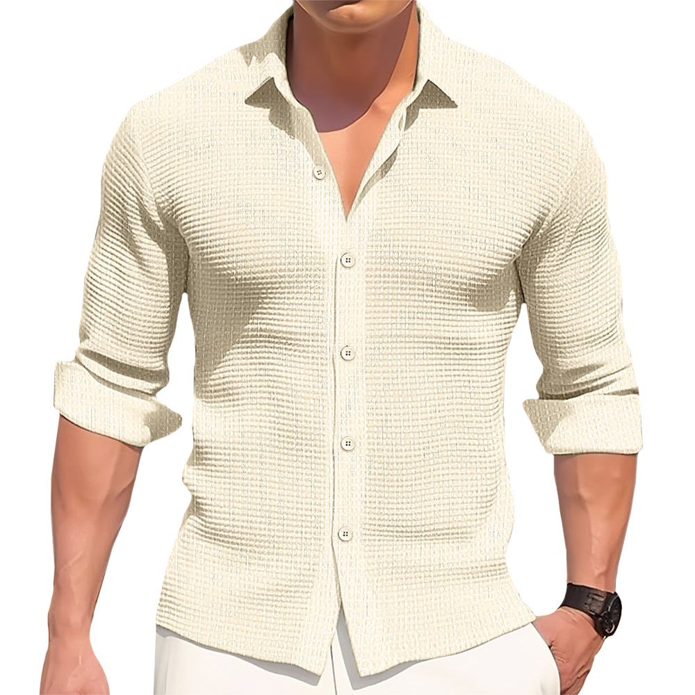 Camisa casual de algodão