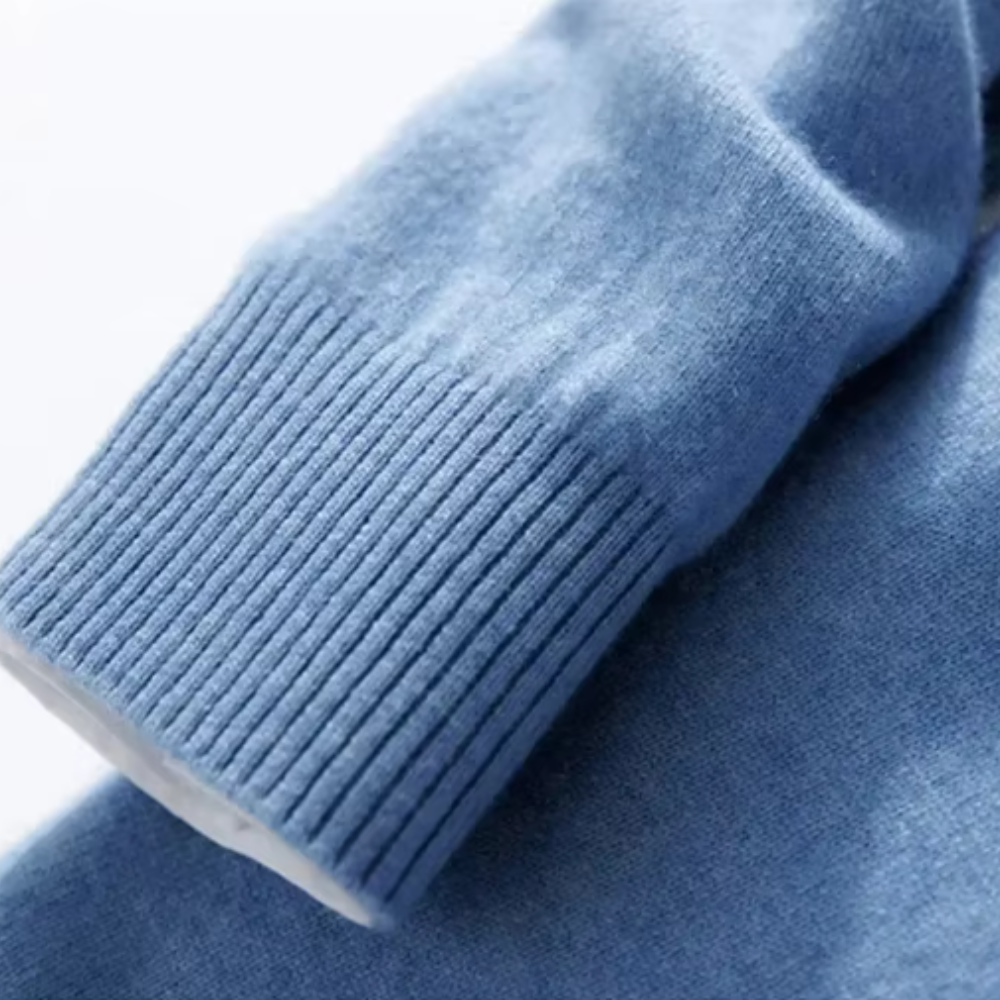 Camisola elegante com decote em V