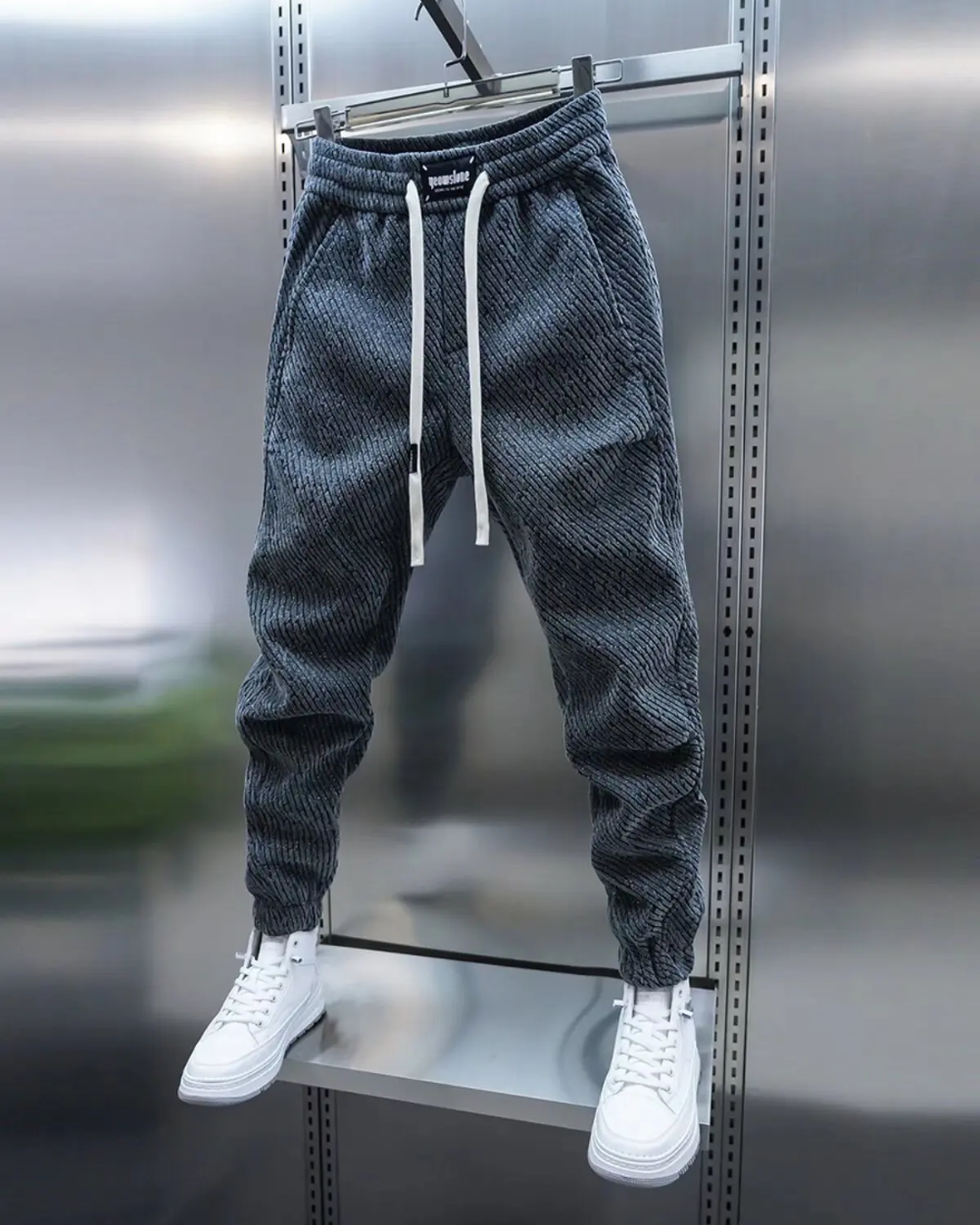 Calças casuais com padrão