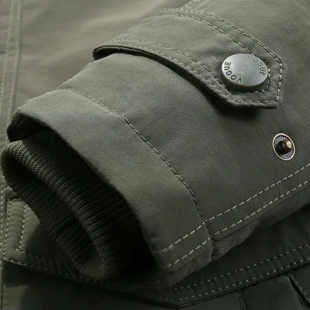 Casaco de inverno acolchoado elegante