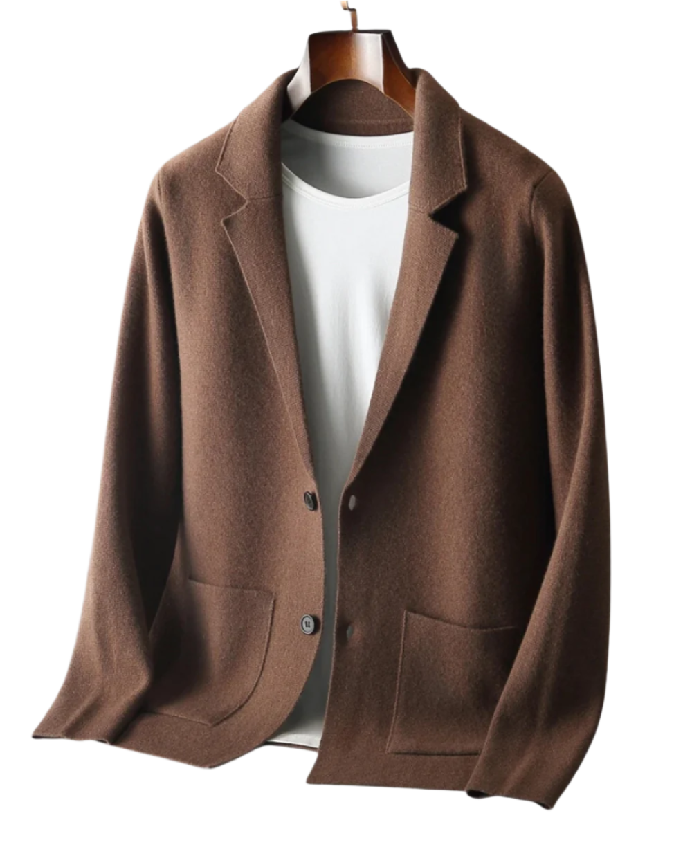 Casaco de caxemira com botões Bacchus