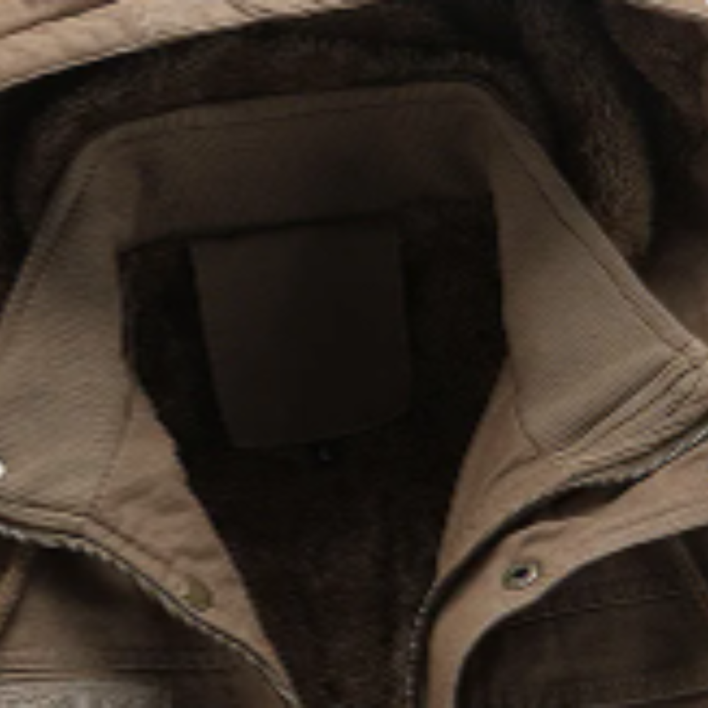 Casaco de inverno elegante e corta-vento