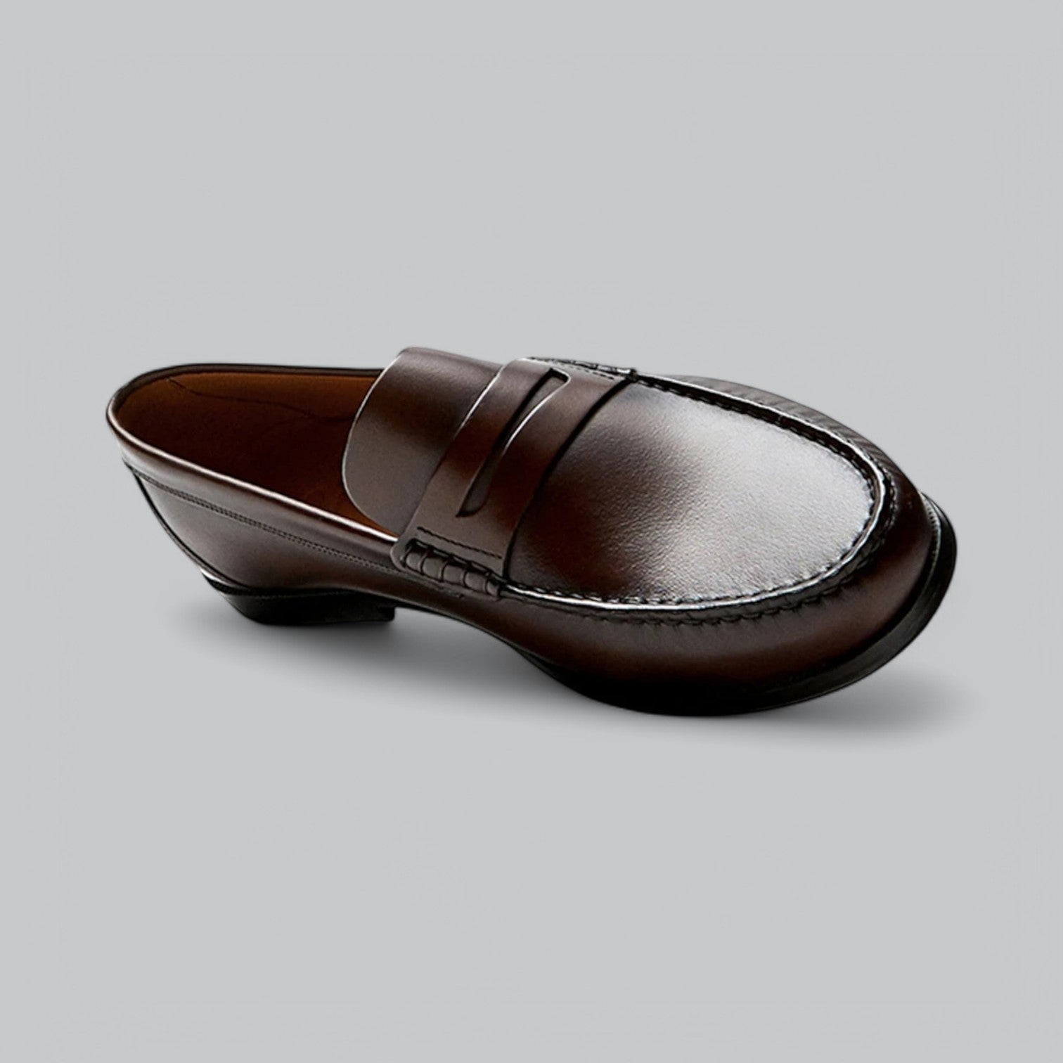 Mocassins de couro chiques