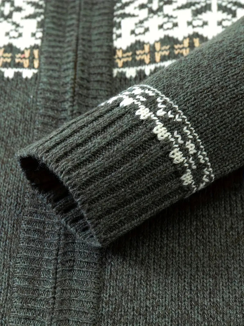 Casaco de malha elegante