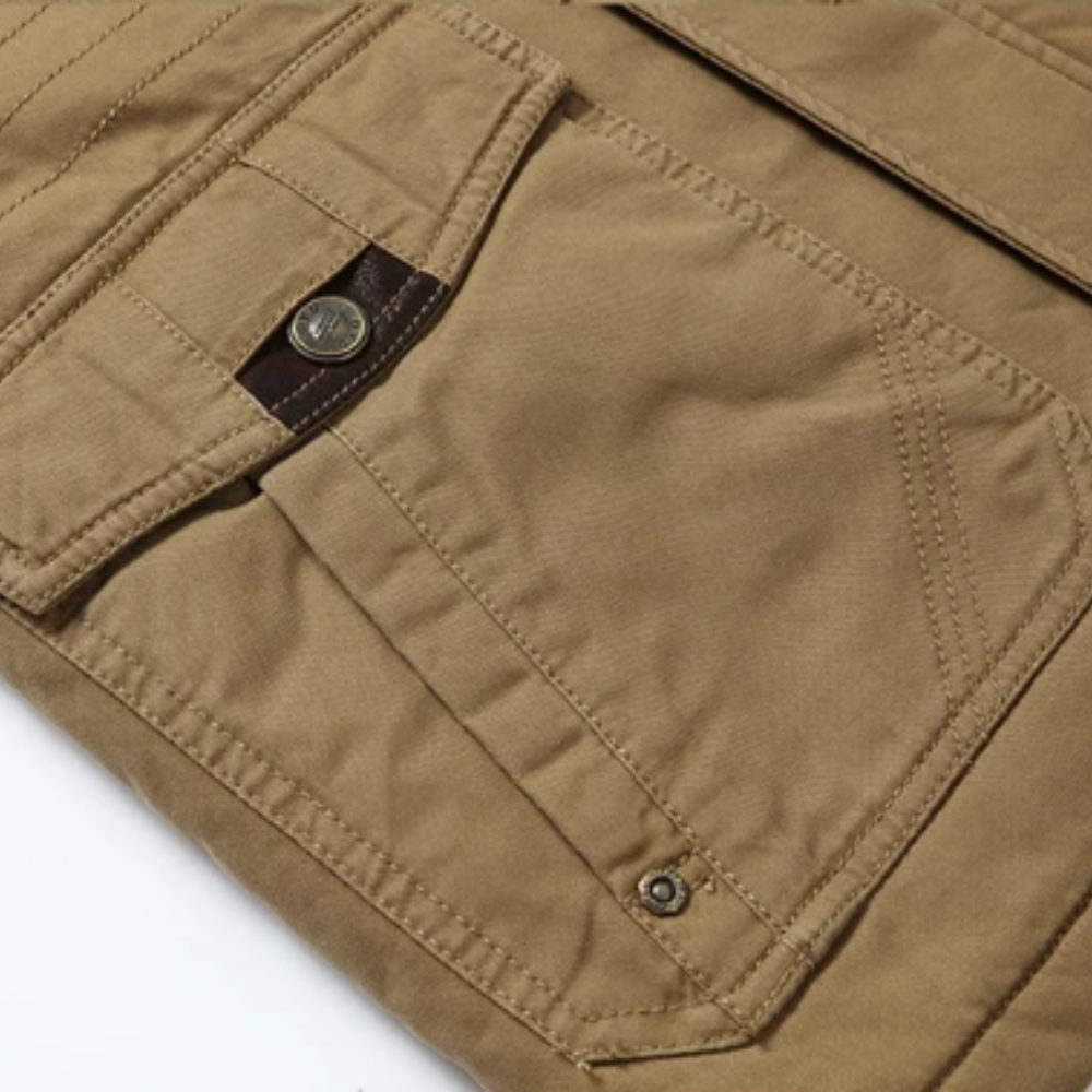 Casaco de inverno acolchoado de algodão elegante