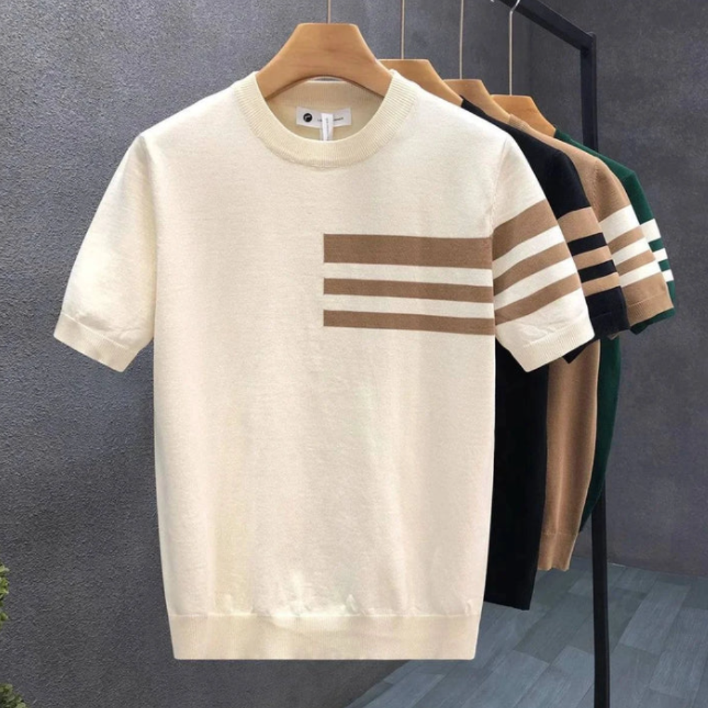 Gola redonda elegante