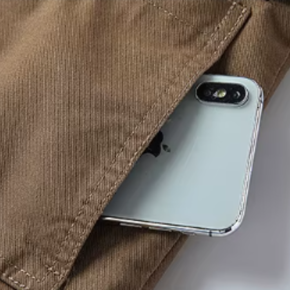 Casaco casual de inverno em algodão