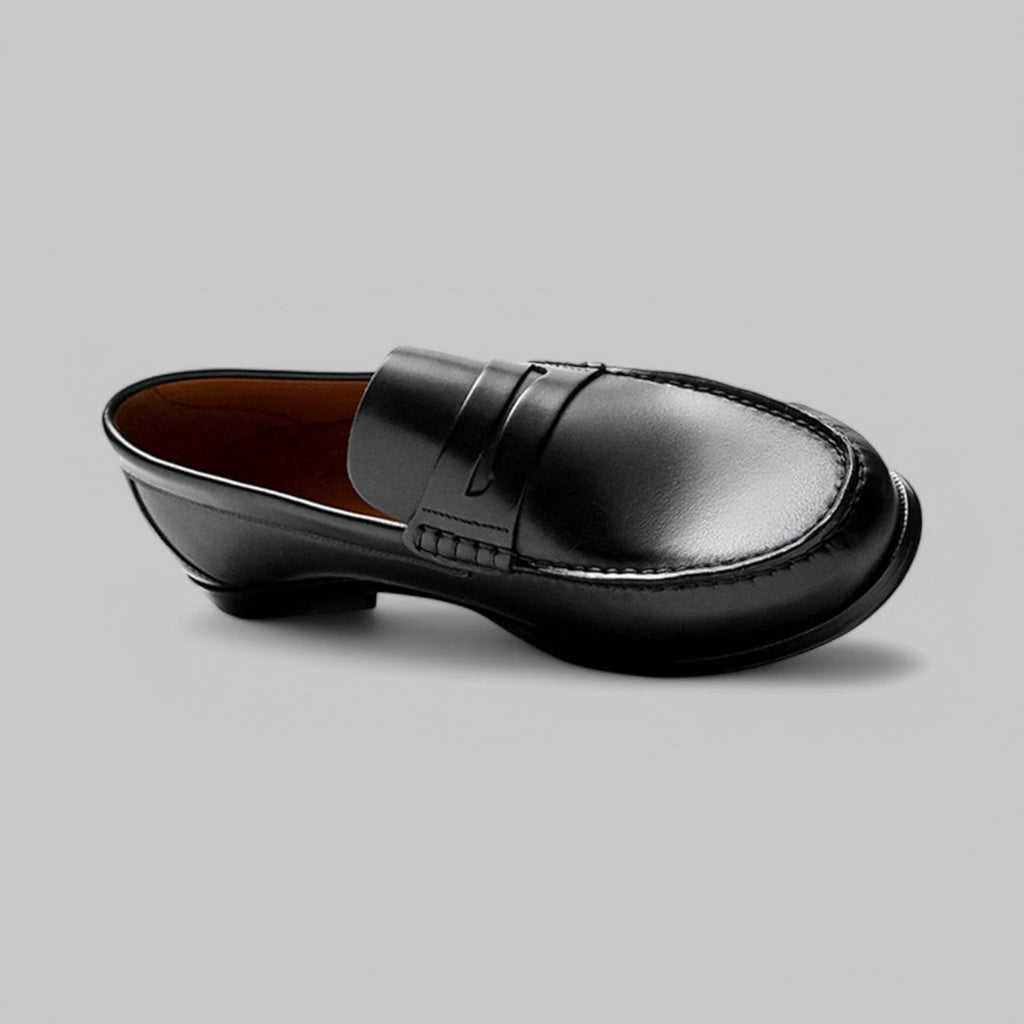 Mocassins de couro chiques