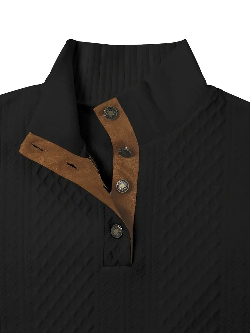 Camisola elegante com botões