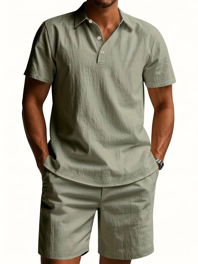 Conjunto de linho para homem