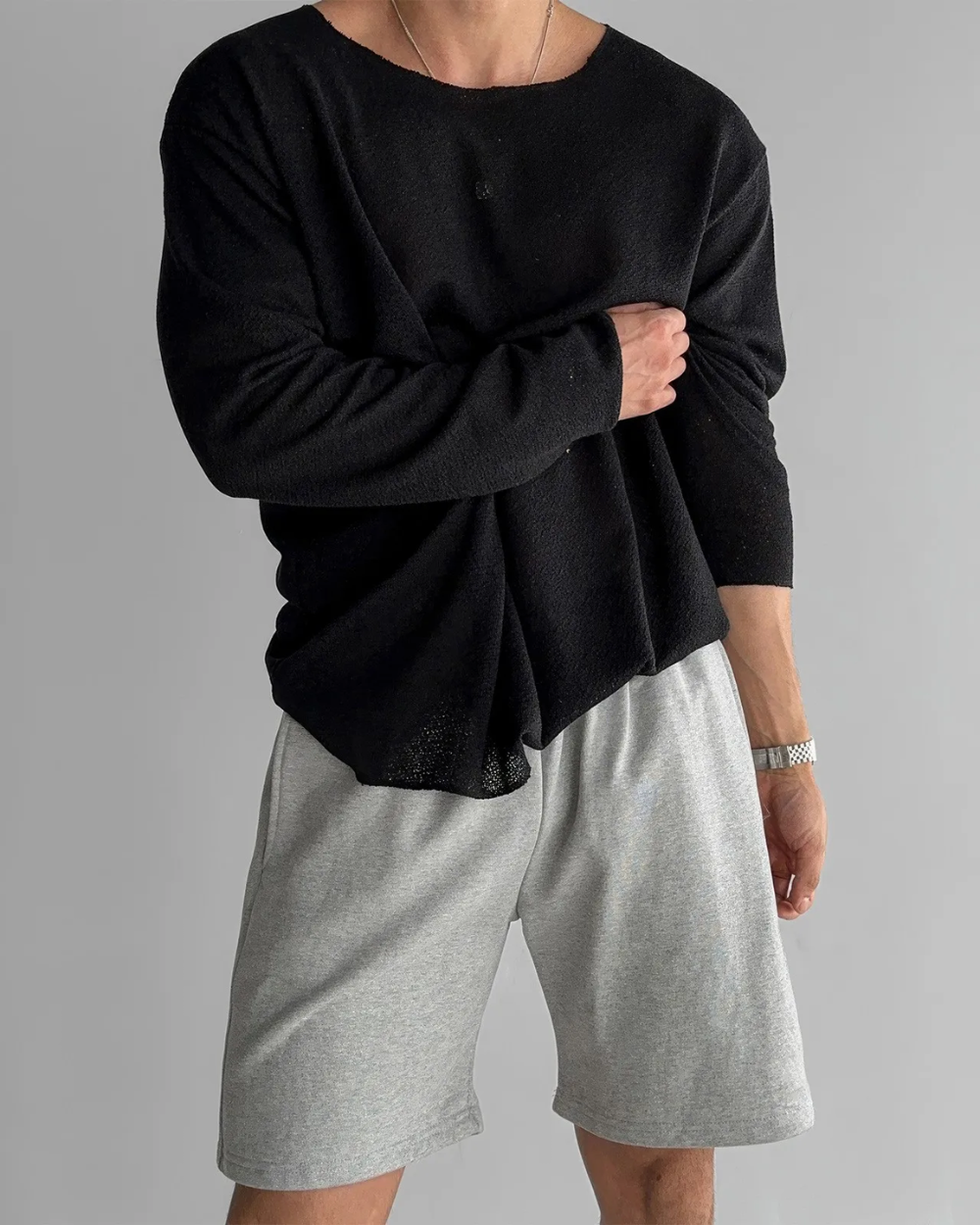 T-shirt de malha casual