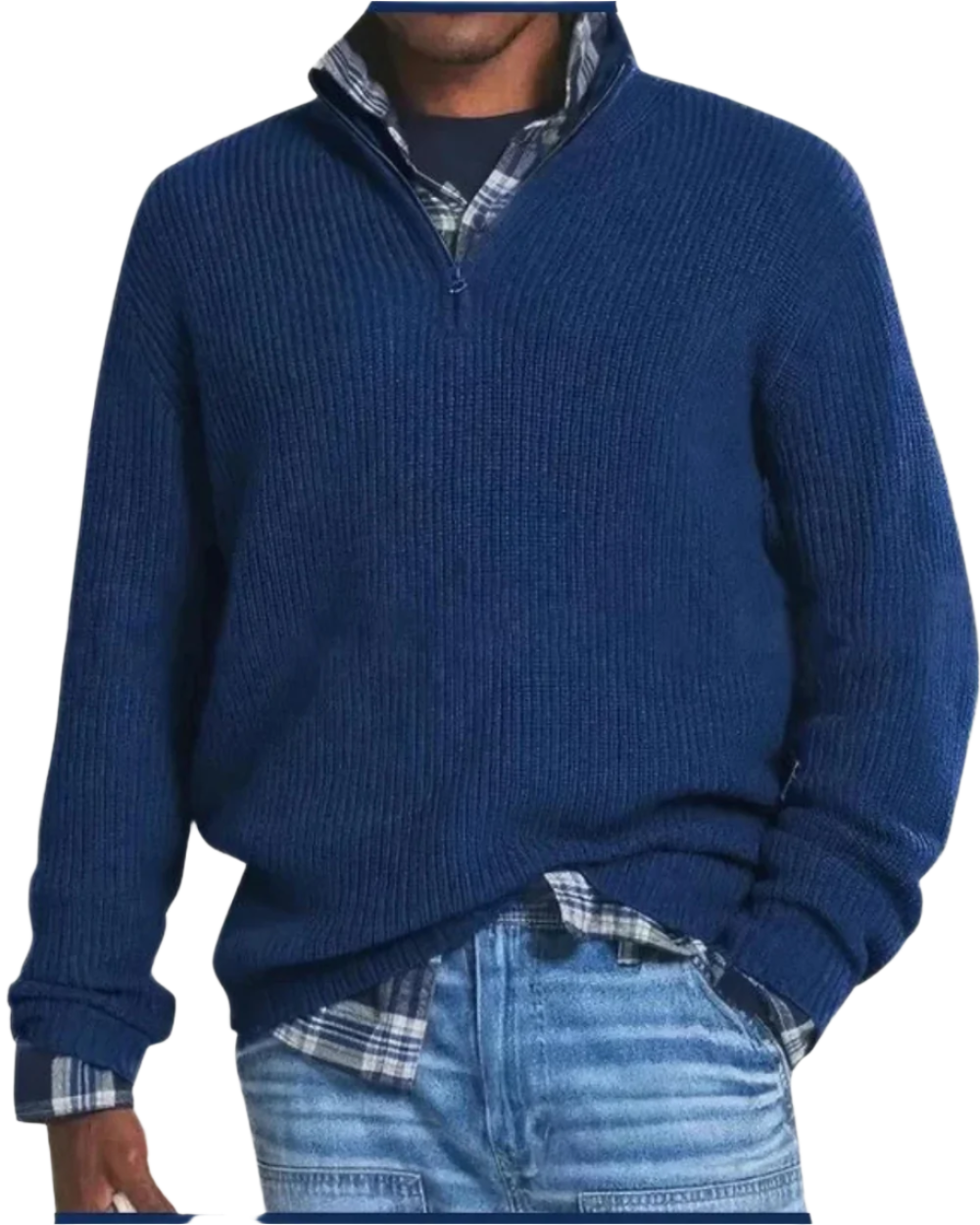 Camisola com fecho de correr