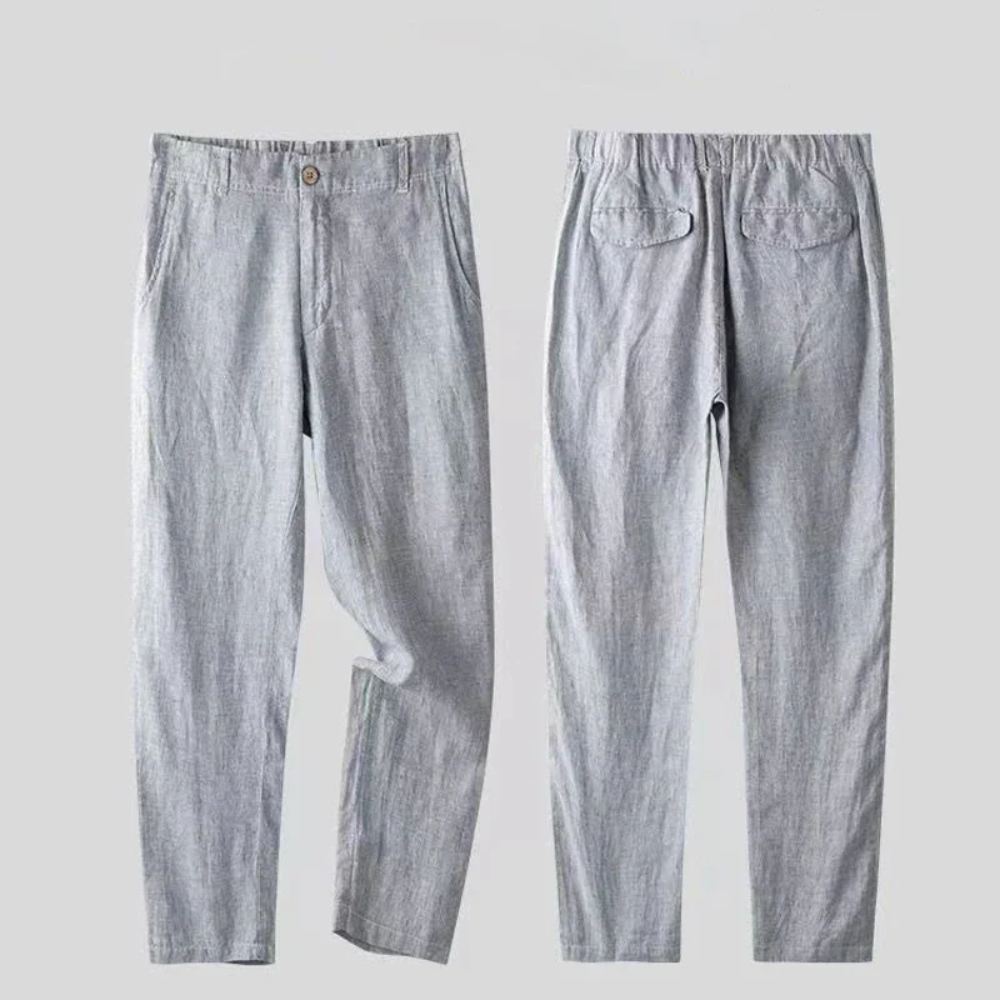 Conjunto de linho elegante