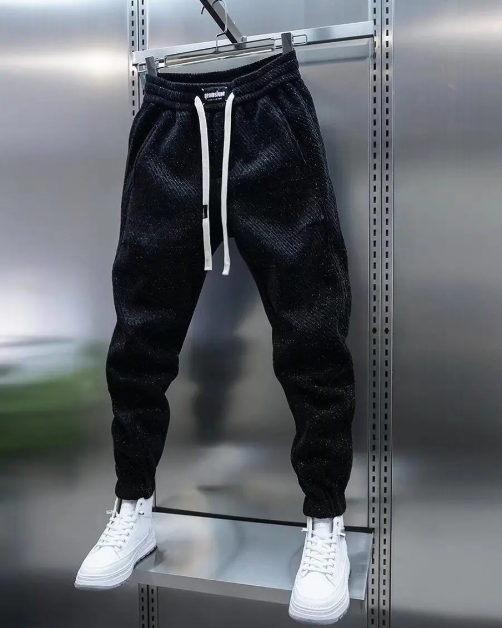 Calças casuais com padrão