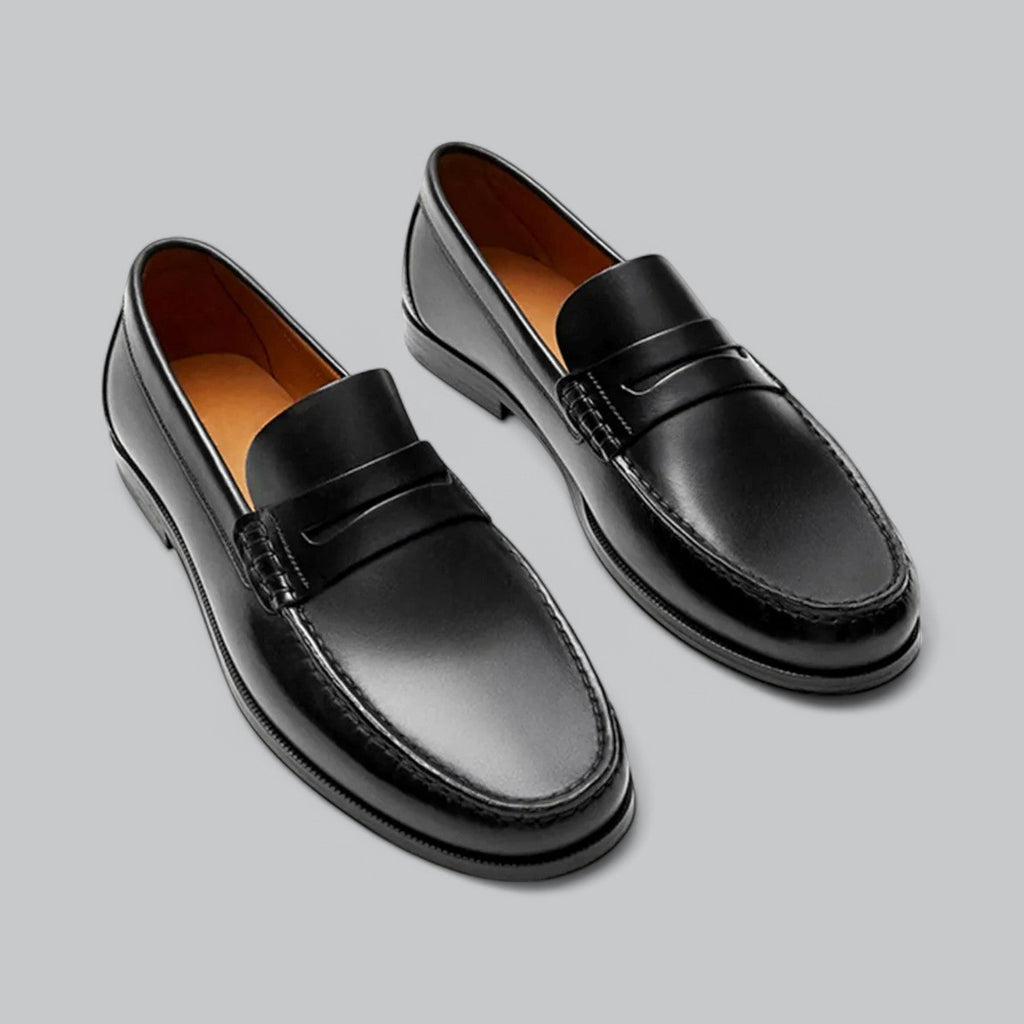 Mocassins de couro chiques