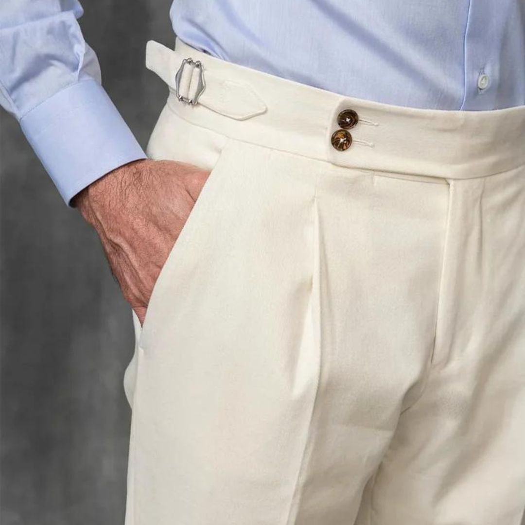 Pantalona de linho Gold Coast