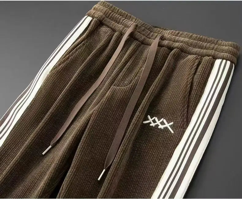 Conjunto de algodão elegante para homem