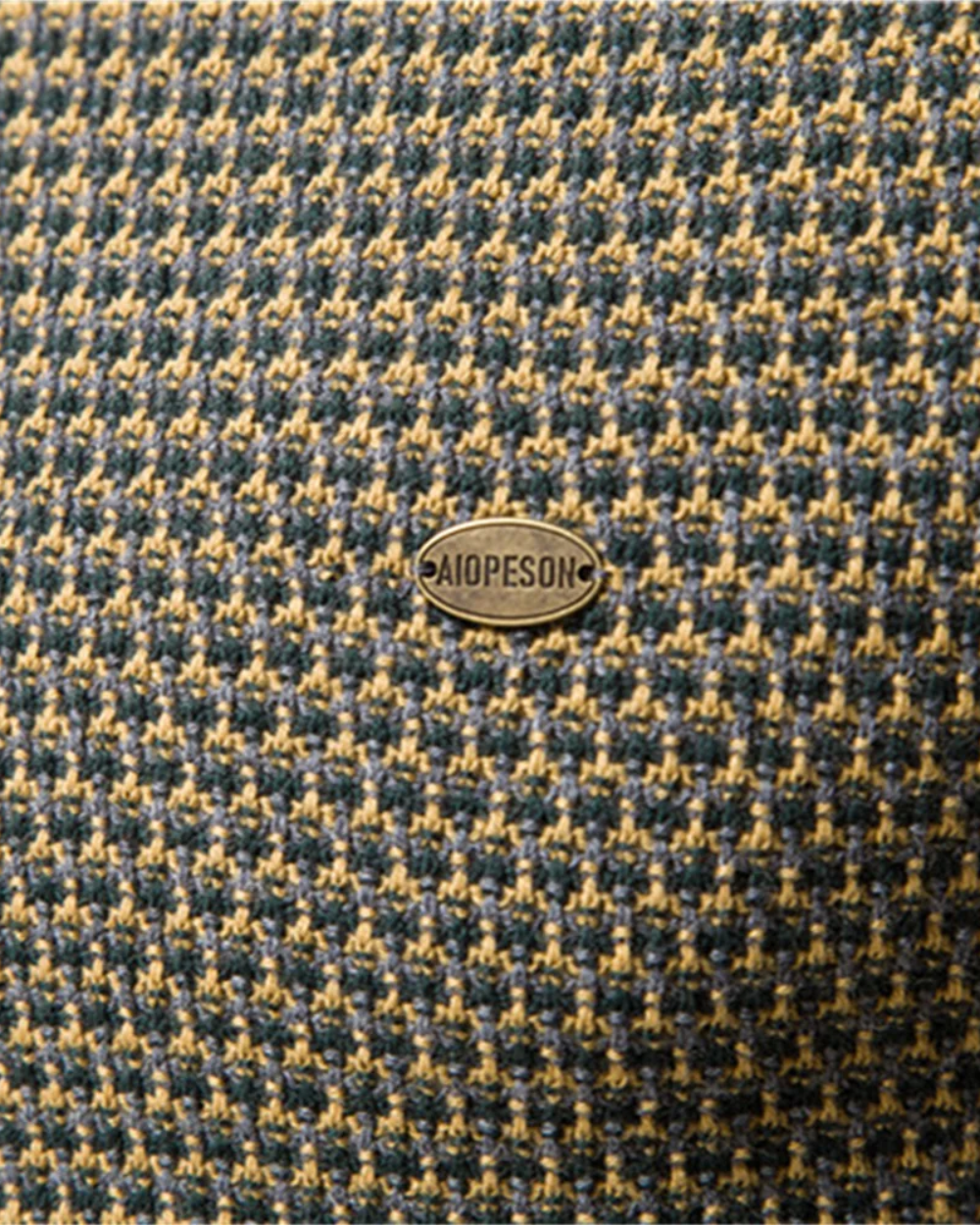 Camisola axadrezada para homem