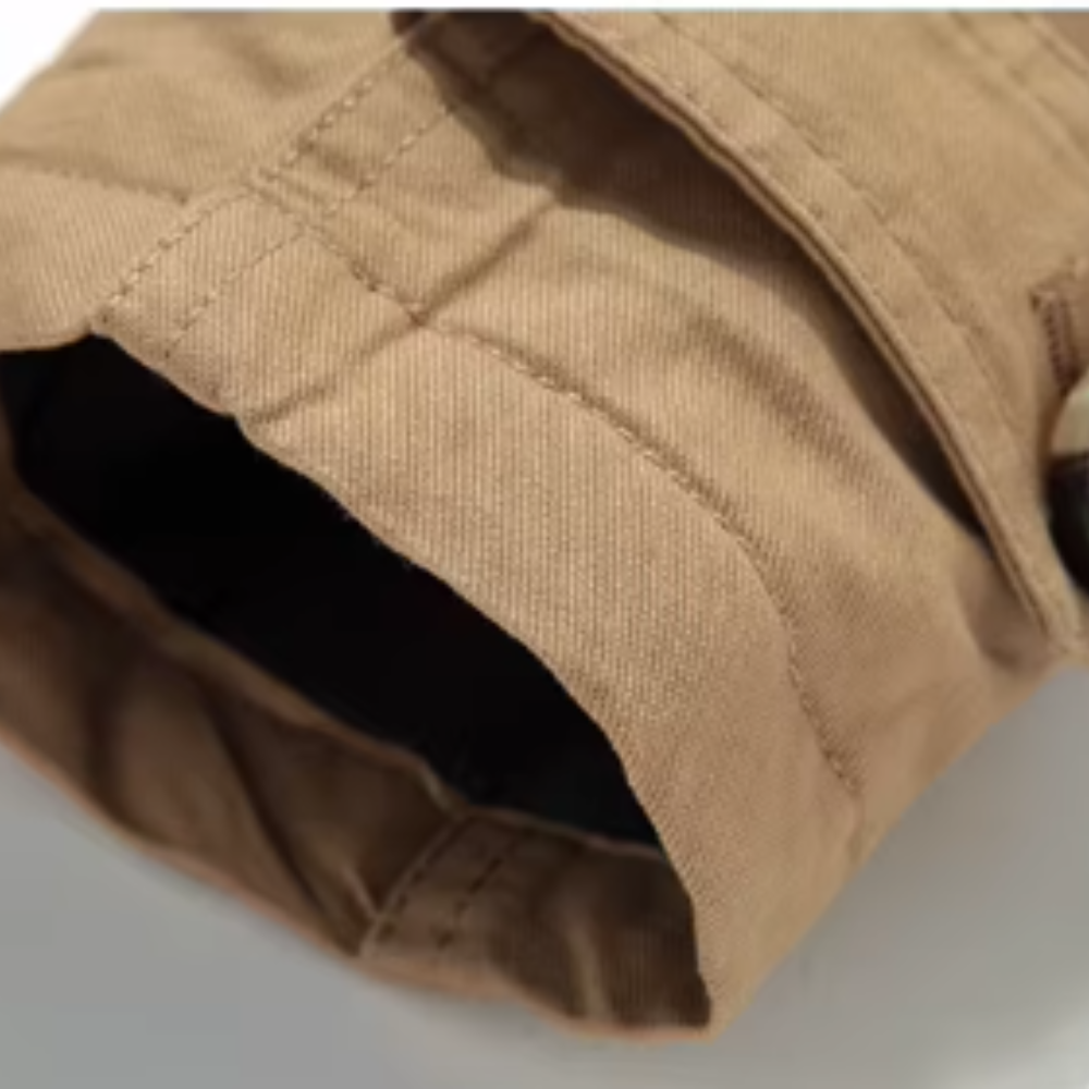 Elegante gabardina acolchoada