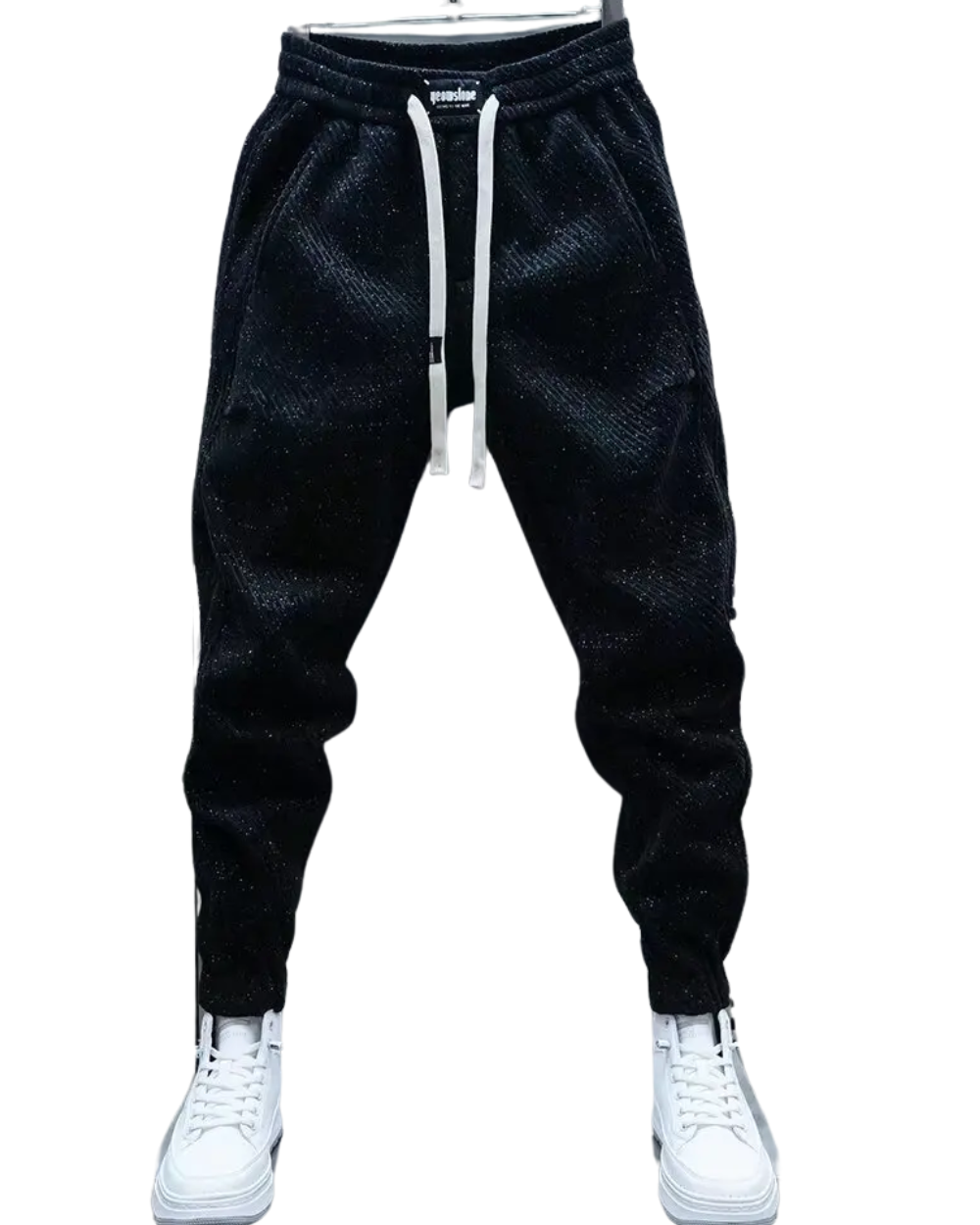 Calças casuais com padrão