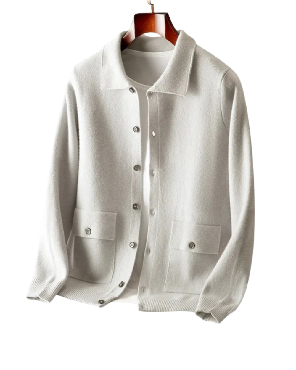 Casaco de lã merino Janus