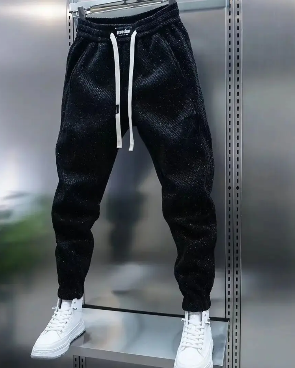 Calças casuais com padrão