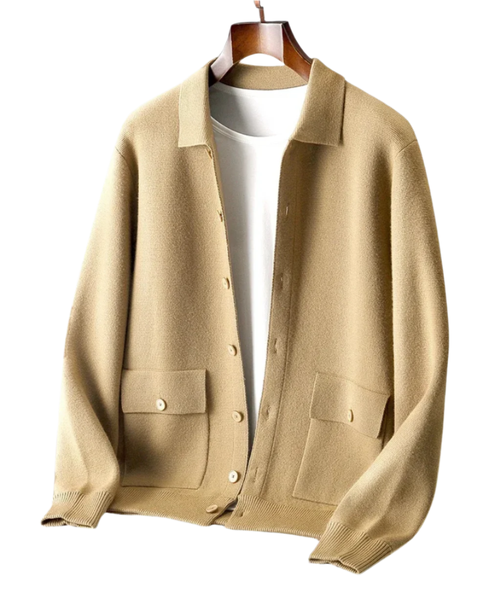 Casaco de lã merino Janus