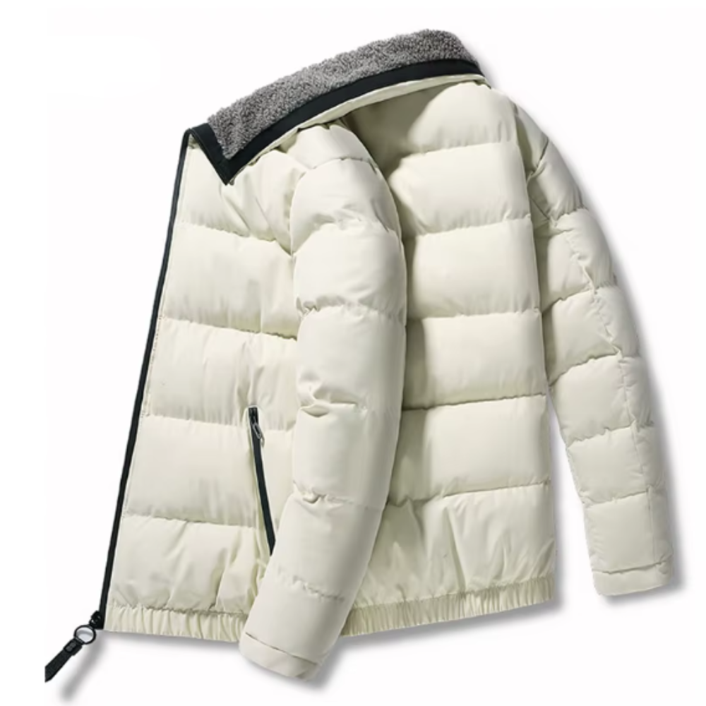 Χειμερινό παλτό με ψηλό γιακά