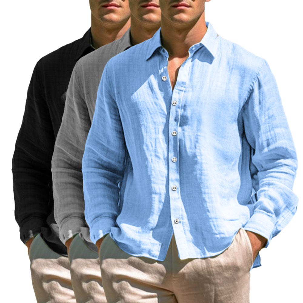 Camisa casual de linho