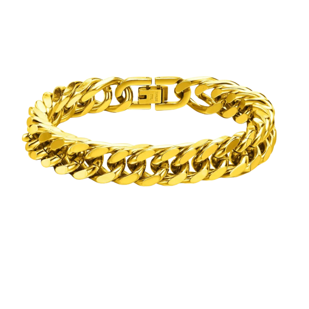 Pulseira de aço inoxidável para homem