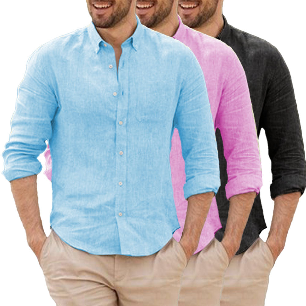 Oddychająca koszula lniana