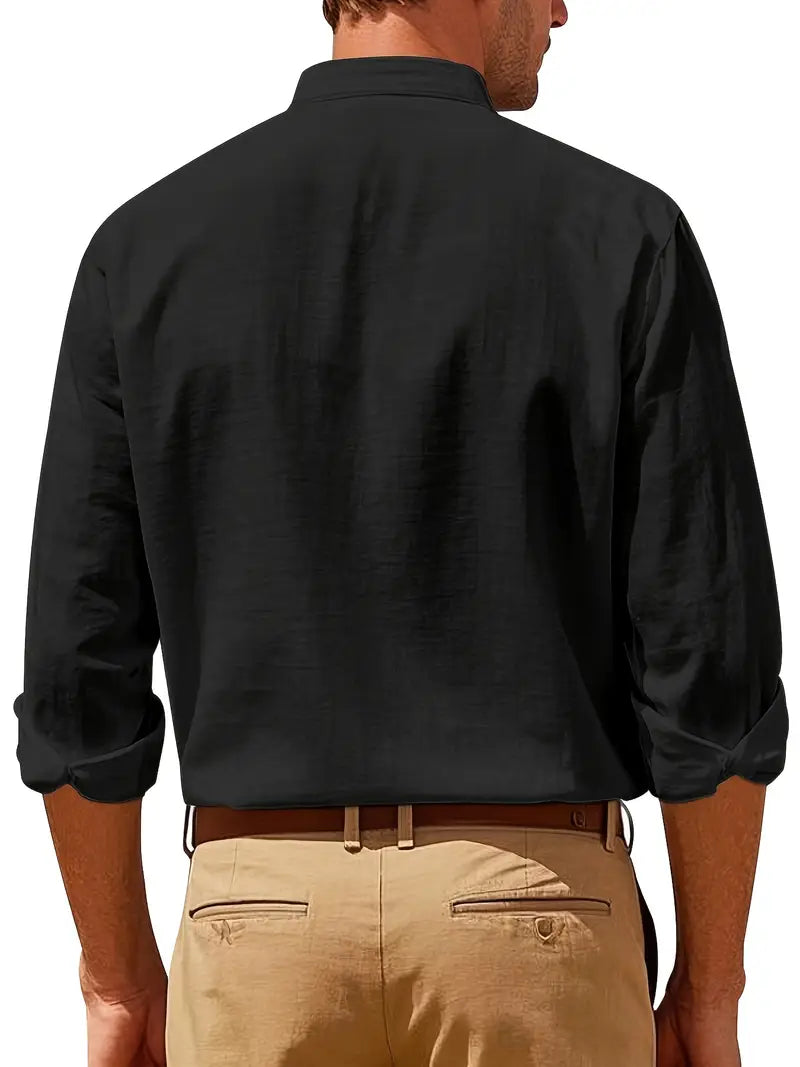 Camisa de linho elegante