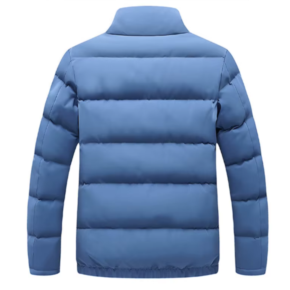 Χειμερινό παλτό με ψηλό γιακά